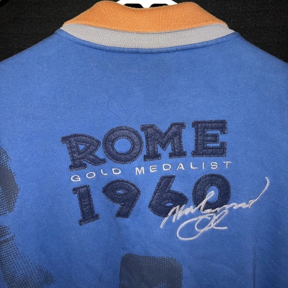 Vintage Platinum Fubu Muhammad Ali USA 80 full zip sweatshirt polo Size XL - Picture 9 of 10